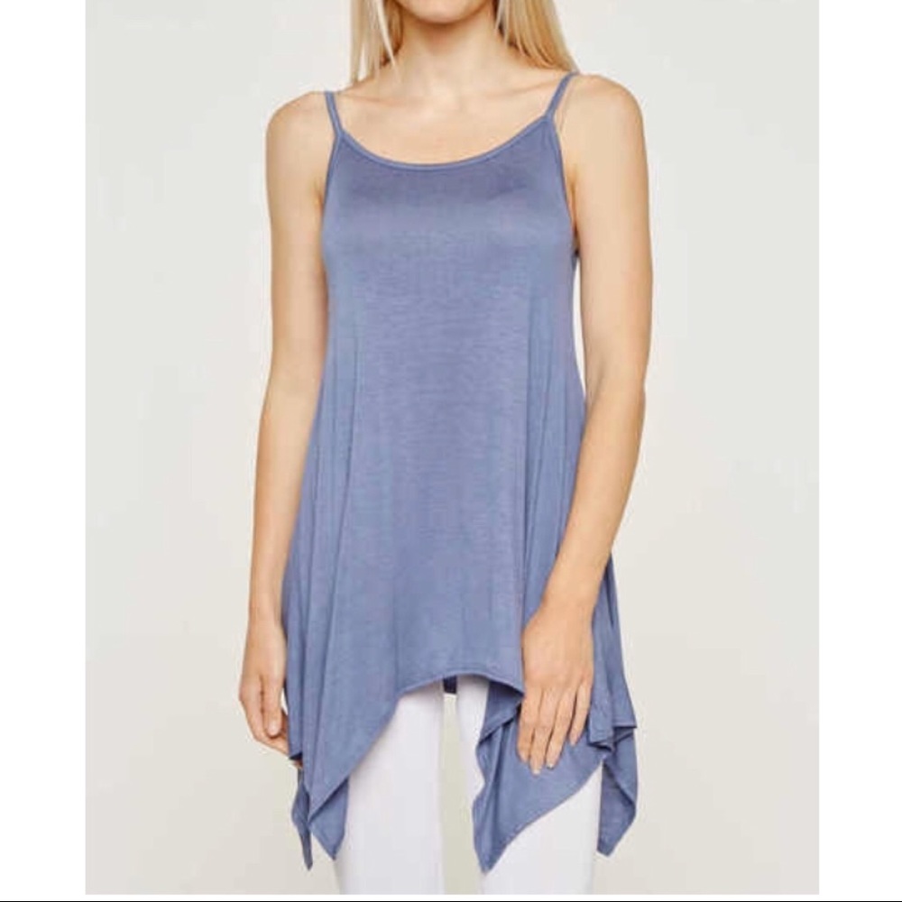 ❗️SALES ❗️SPAGHETTI STRAP HEM TUNIC TOP - Picture 6 of 8